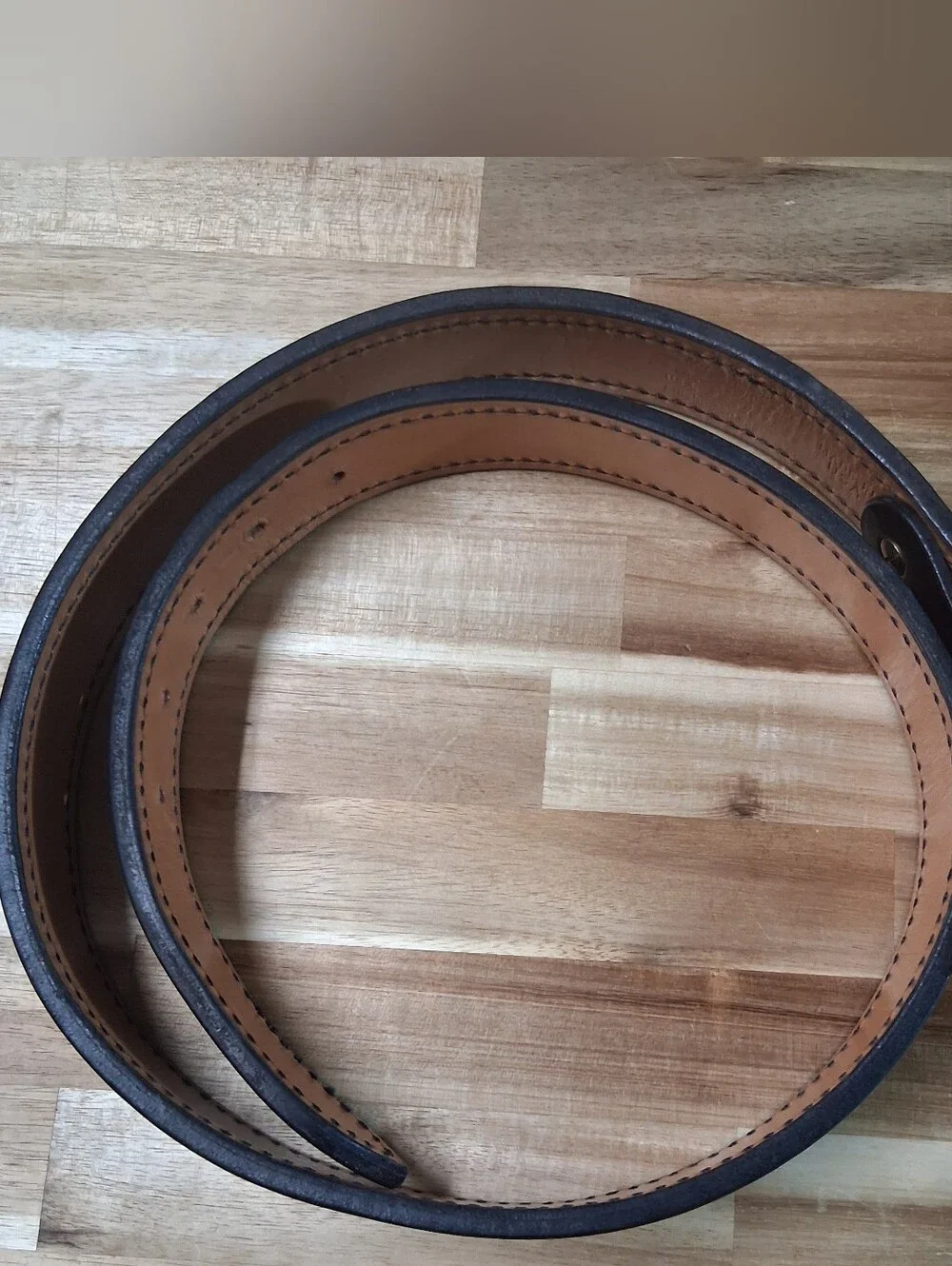 Mitch Rosen Express Line BHL Cuban Brown Leather Belt Solid Brass Buckle 40